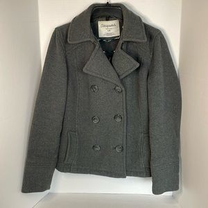 Aeropostale grey wool coat women’s  size L